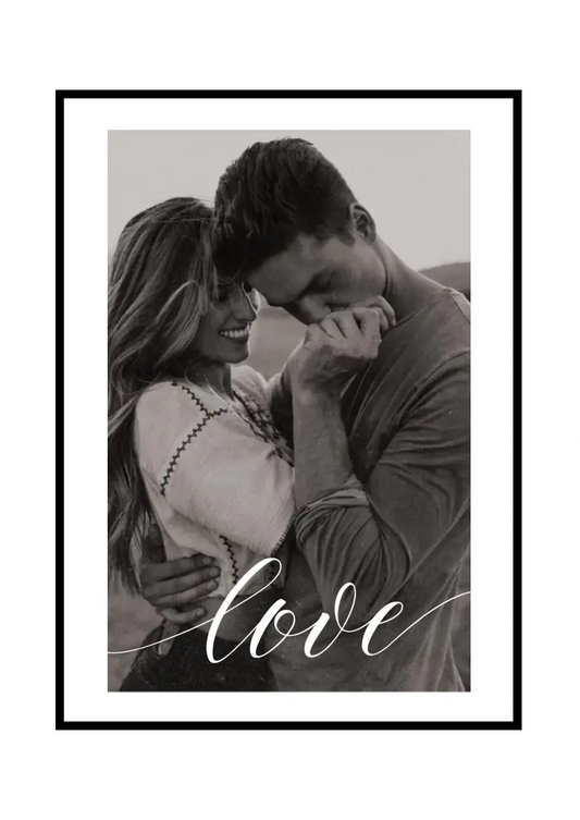 Personalisiertes Fotoposter "Love"